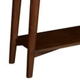 thumbnail image 4 of Console Table with 2 Drawers and Angled Legs Walnut Brown, 4 of 5