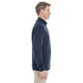 thumbnail image 2 of Devon & Jones DG479 Men's DRYTEC20™ Performance Quarter-Zip Pullover-Navy/ Grey Heather/ Graphite-3XL, 2 of 3