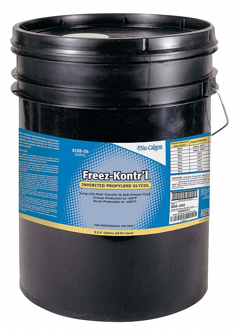 NuCalgon Propylene Glycol, Blue, 5 gal. 418805