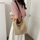thumbnail image 5 of Bolso de paja de verano para mujer, Bolso tejido, Bolso de mano de malla, Bolso de hombro Vintage (negro), 5 of 7