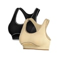 thumbnail image 1 of Women's Sports Bras High Impact Seamless Yoga Racerback with Removable Cups, 1 of 6