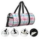 thumbnail image 3 of Easygdp Pink Striped Flamingo Bolsa de Viaje, Bolsa de Mano, Bolsa de Gimnasio, Bolsa de Equipaje para Viaje, 3 of 6