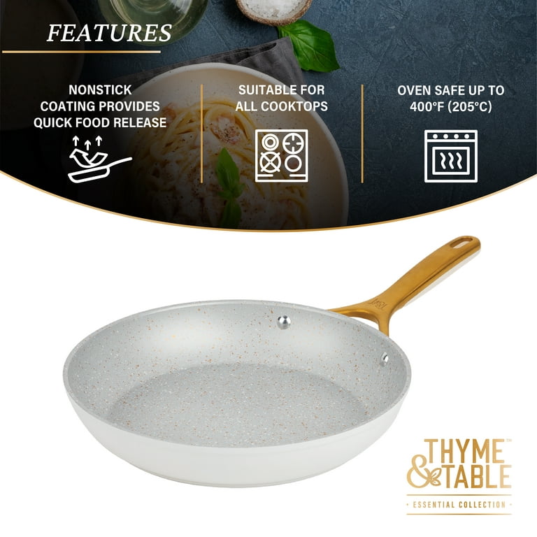 Thyme & Table Non-Stick 12 Rainbow Fry Pan with Stainless Steel Induction  Base