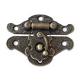 thumbnail image 1 of Pestillo de hebilla en relieve antiguo vintage con tornillos para gabinetes decorativos de bronce esquí esquí Gafas de esquí, 1 of 5