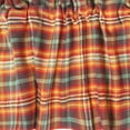 thumbnail image 3 of Randall Plaid 100% Cotton Set of 2 Window Valances 15" x 72", 3 of 4