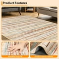 thumbnail image 6 of FairOnly 6'x9' Colorful Braided Washable Rugs for Living Room Soft Ultra-Thin Area Rugs Modern Rugs for Bedroom, 6 of 7