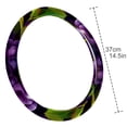 thumbnail image 4 of Grape Car Wheel Covers Steering Wheel Covers Steering Wheel Cover 14.5 Inch Printing PVC Leather Auto Accessories, 4 of 6