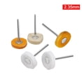 thumbnail image 6 of 10Pc Cloth Polishing Wheel Rotary Tool Accessory Buffing Pad for Jewelry Metal White, 6 of 7