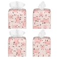 thumbnail image 2 of Yiaed Pig Print Tissue Box Cover, PU Leather Decorative Organizer for Tabletop, Bathroom, Car, Office Creative Decorative, 2 of 7