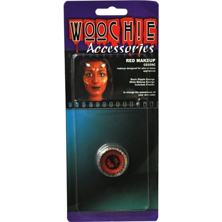 Red Mask Cover - Morris Costumes Carded Red Mask Cover Halloween Makeup