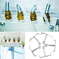 thumbnail image 6 of JZROCKER 10Pcs Laboratory Hose Tubing Clip Clamp Screw Water Stopper for Rubber Hose Liquid Flows Adjust Pinchcock Control Clip, 6 of 11