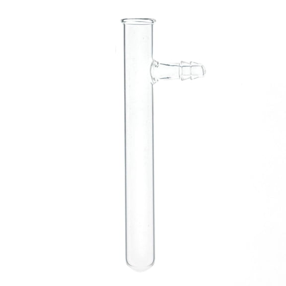 Eisco Labs - 125x16mm Borosilicate Glass Test Tube with Side Arm - Lab Equipment for Gas Collection, Distillation, and Chemical Reactions - Durable and Easy to Clean
