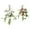 H, variant on 2Pcs Christmas Decorations Artificial Frosted Mistletoe with Bow, Glitter Hanging Mistletoe Ornaments for Xmas Home Decor, Reusable Holiday Kissing Ball for Doorway, Mantel, And Festive Party Setup