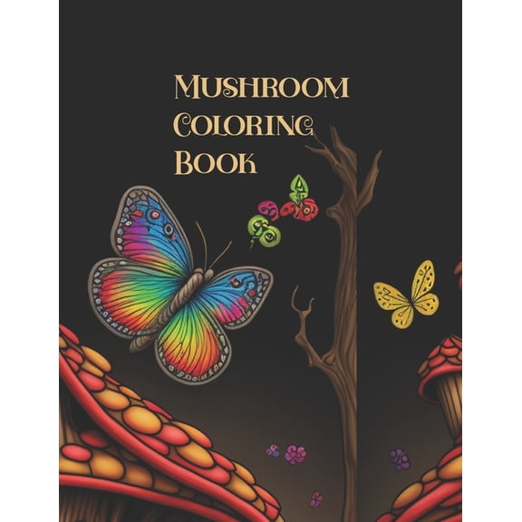 Mushroom Coloring Book (Paperback)