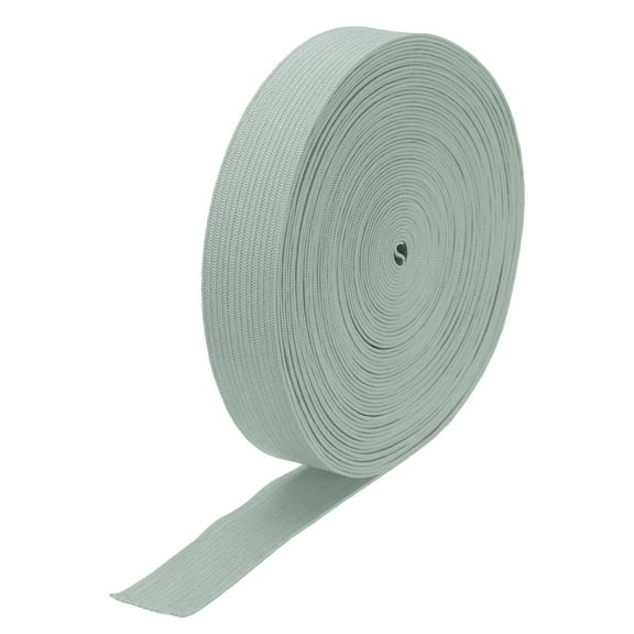 Elastic Bands for Sewing 0.8" 10 Yard Dark Grey Knit Elastic Spool for Wigs, Waistband, Pants