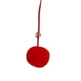 thumbnail image 2 of Juguete de peluche de Navidad para mascotas, bola de piel, muñeco de campana, juguete de broma con hierba gatera (Santa Claus), 2 of 3