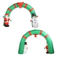 thumbnail image 3 of Christmas Inflatable Arch, Reusable Christmas Arch Easy To Store Built In LED Lights Foldable  For Decorations US Plug 100-240V,UK Plug 100-240V,AU Plug 100-240V,EU Plug 220-240V, 3 of 8