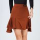 thumbnail image 1 of Falda de baile latino Falda femenina para adultos Falda con volantes para baile profesional, 1 of 5