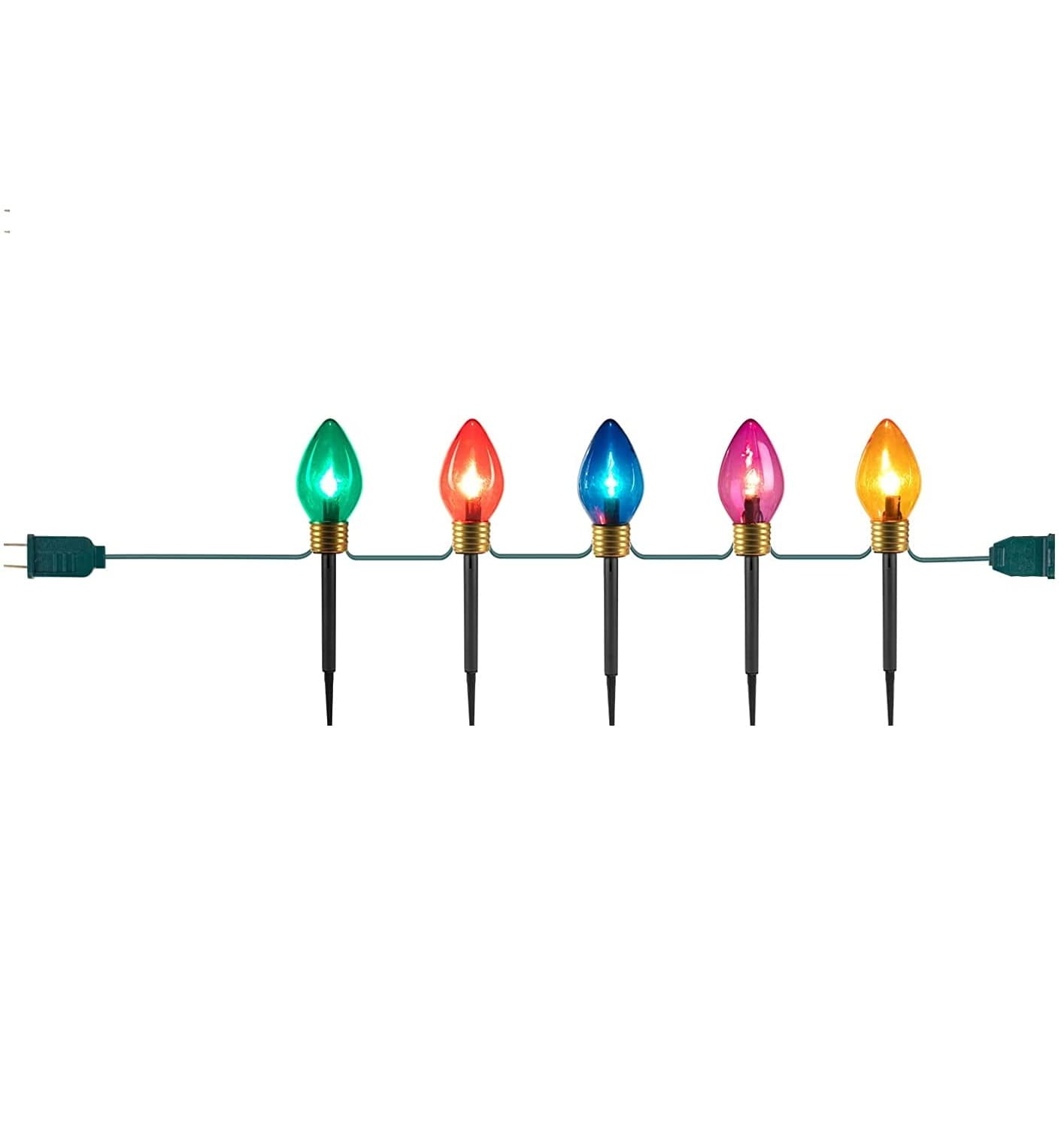 C9 Christmas Pathway Lights Colorful