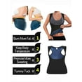 thumbnail image 4 of SAYFUT Women's Sauna Sweat Vest Waist Trainer Vest Girdle Sweat Tank Top Shapewear, 4 of 7