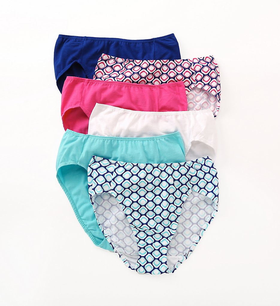 Fruit of the Loom 6DCW254 Cotton Stretch HiCut Brief Panties 6