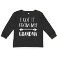 thumbnail image 3 of Inktastic I Got It From My Grandma Boys or Girls Long Sleeve Toddler T-Shirt, 3 of 5
