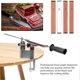 thumbnail image 1 of Blade Sharpener Fixed-Angle Professional Sharpening Stone Home Kitchen Sharpening Tool 360° Rotation Flip Design with 4 Whetstones G-Clamp, 1 of 4