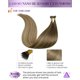 thumbnail image 2 of Extensiones de cabello Nano Ring LaAvoo Ombre Marrón/Castaño claro 16, 2 of 9