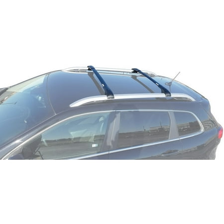BrightLines Jeep Cherokee Aero Cross Bars,Roof Racks 2014-2019