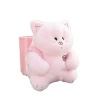 NIUBWJL Cute Plush 2 in 1 Car Tissue Box and Trash Can Teddy Bear Tissue Box Plush Animals Cute Holder Plushie Multifunctional Organizer Creative Accessories for Women