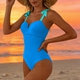 thumbnail image 6 of Xdegoge Womens Tankini Swimsuits 2 Piece Square Neck Adjustable Straps Modest Tummy Control Bathing Suits Athletic Swimming Beachwear Summer Holiday, 6 of 8