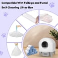 thumbnail image 3 of 120 Count 26" x 11.8" Cat Litter Box Liners for Fsitego and Fumoi Self Cleaning Litter Box, Extra Thick Heavy Duty Cat Litter Bags Replacement, 3-4 Gallons of Capacity, 3 of 4