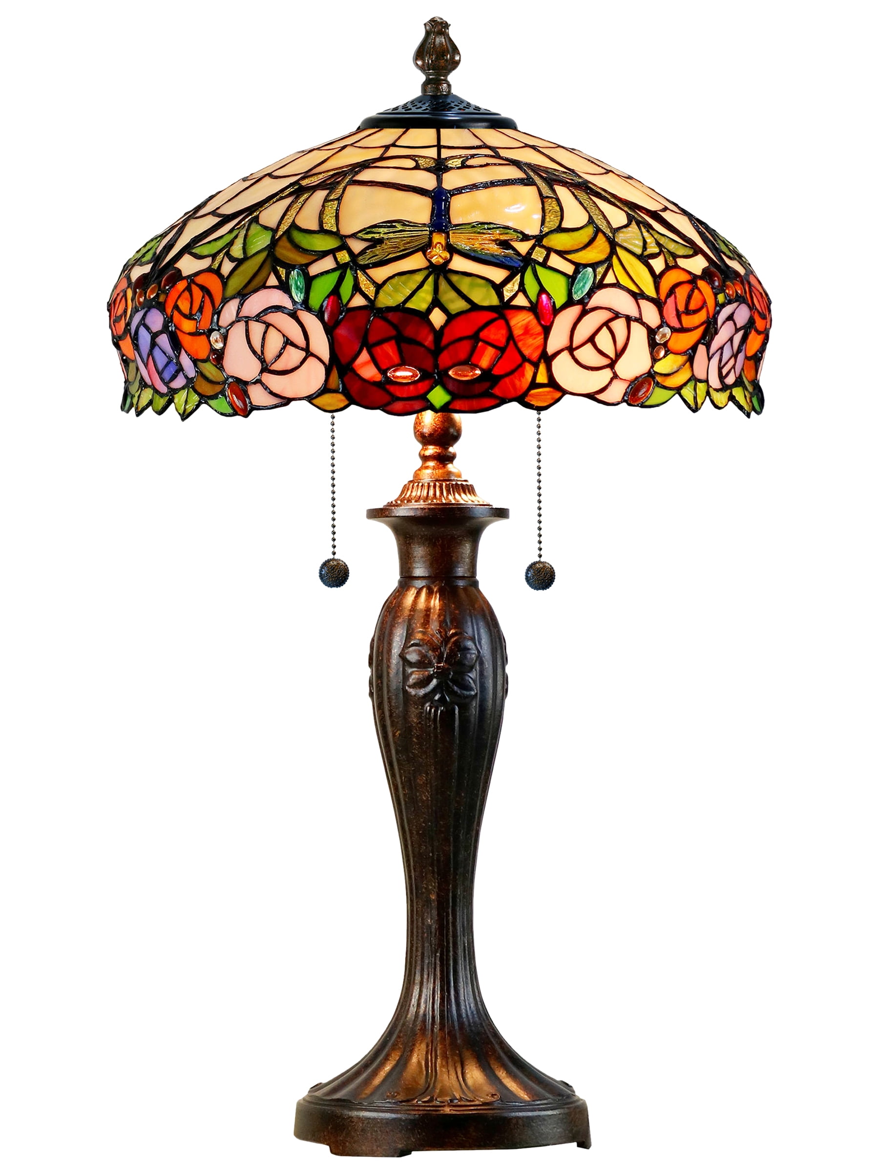 Dale Tiffany Zenia Rose Tiffany Table Lamp