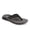 Black, variant on Mens Luka Synthetic Leather Casual Flip Flop Sandal Shoe