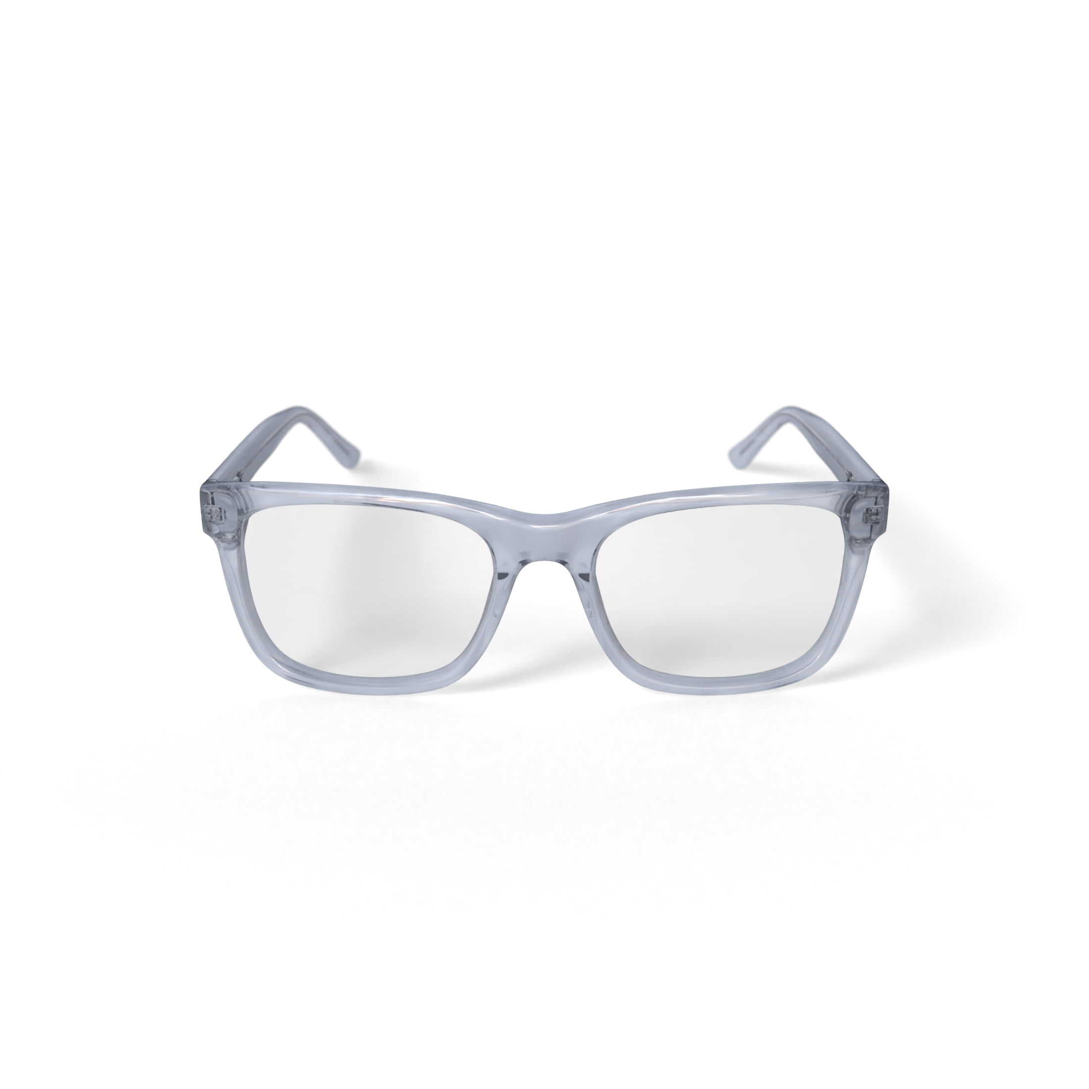 Walmart Men's Crosby Rectangular Prescription Eyeglasses with Case, Crystal