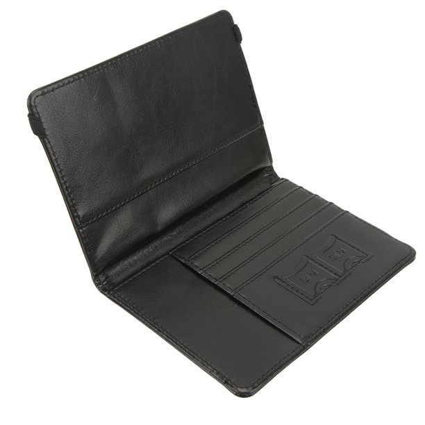 Porta Pasaporte, Funda Para Pasaporte Antirrobo Antimagnética Negra Con Cinturón Elástico Para Tarjeta De Crédito