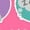 Hot Pink, variant on Field Hockey Sports Team Coach Girls Long Sleeve Toddler T-Shirt
