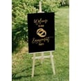 thumbnail image 5 of Darling Souvenir MADE WITH LOVE Engagement Ring,WelcomeSignLarge Decorative PosterWelcomeTo Our Engagement Poster For Easel Party Collection- 18x12, 5 of 5