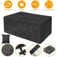 thumbnail image 2 of Outdoor Rectangular Furniture Cover Waterproof Weatherproof Adjustable Garden Patio Table Chair Cover 270 x 180 x 89CM, 2 of 9
