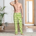 thumbnail image 5 of Uemuo Various Lemons Pattern Men's Wide Leg Palazzo Lounge Pants with Pockets Light Weight Loose Comfy Casual Pajama Pants-X-Large, 5 of 9
