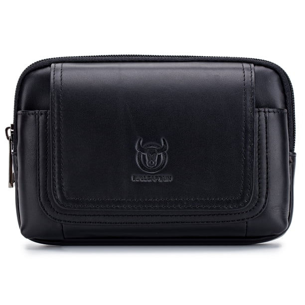 Riñonera Riñonera de cuero para hombre, riñonera, riñonera, funda para teléfono con trabilla para ci BULL CAPTAIN Riñonera