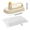 thumbnail image 3 of KTFgvq Disposable Kitchen Degreasing Cloths, Replaceable Cleaning Pads, Quick Wipe for Stovetops Countertops Appliances, Beige, 3 of 6