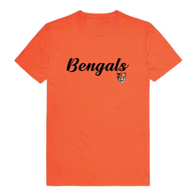 Buffalo State T-Shirt Script pour Collège, Orange - Grand