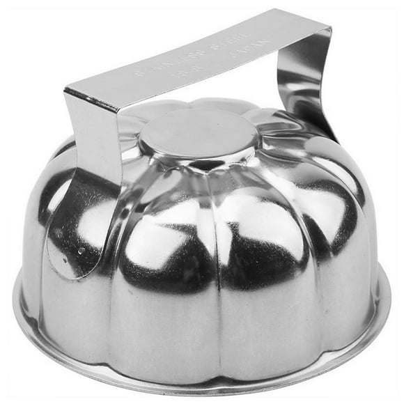 Omurice Mold Rice Mold 304 Stainless Steel Rice Ball Mold with Handle Pawpaw Shaped Riceball Mold Pumpkin Shaped Onigiri Mold for Kitchen Personal DIY