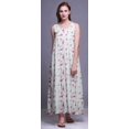 thumbnail image 4 of Bimba Rayon Rayon Nightgowns For WomenÂ&nbsp; Maxi Printed Sleepwear Night Dress-M, 4 of 5