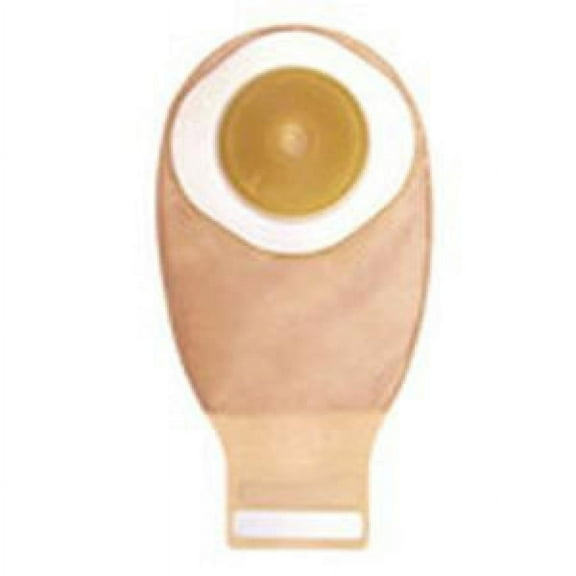 Esteem   Filtered Ostomy Pouch, One-Piece System, 12 Inch Length, 1-1/2 Inch Stoma, Drainable, Convex/Pre-Cut/Standard Wear Barrier, Opaque, 10 Count