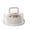 White, variant on ACDANC Cupcake Containers,Easy to Pick Up Pie Carrier with Lid and Handle,Secure Fastener Pie Container with Lid,Green