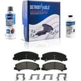 thumbnail image 2 of Detroit Axle - Front Brake Kit for 2006-2013 Chevy Impala Monte Carlo Buick Lucerne Drilled Brake Rotors Ceramic Brakes Pads Brake Calipers Replacement, 2 of 6