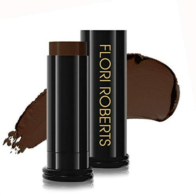 Base Strokes Crme Foundation Stick de Flori Roberts total para mujeres de color o tonos de piel más profundos Maquillaje de larga duración Acabado natural Corrector y corrector de tez
