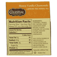 thumbnail image 4 of Celestial Seasonings Caffeine Free Herbal Tea, Honey Vanilla Chamomile, 20 ea (Pack of 4), 4 of 4